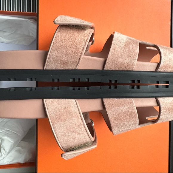 Hermes Authentic Chypre sandals in calfskin Women’s size 37 in Nude color - Picture 6 of 8